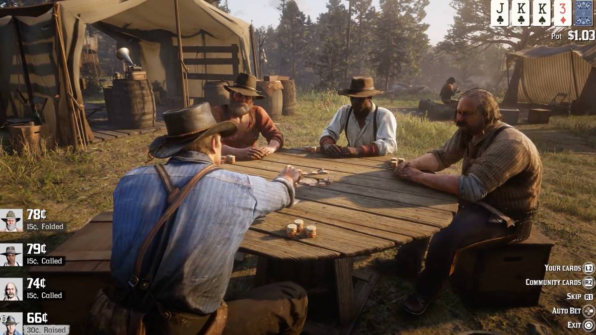 5 Tips Main Kartu di Game Red Dead Redemption 2
