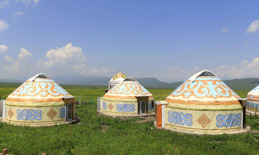 Potret rumah yurts di Kyrgyzstan (pexels.com/差距 钦)