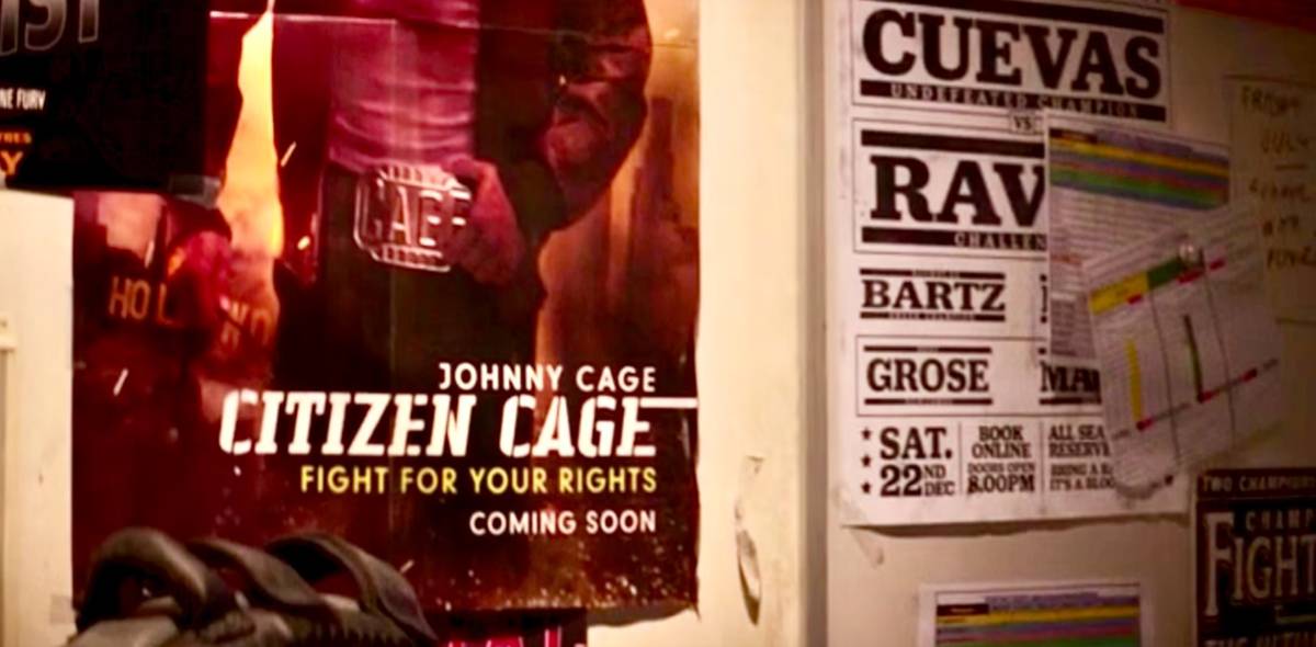 Johnny Cage dalam adegan pascakredit Mortal Kombat pertama (dok. Warner Bros. Pictures/Mortal Kombat) 