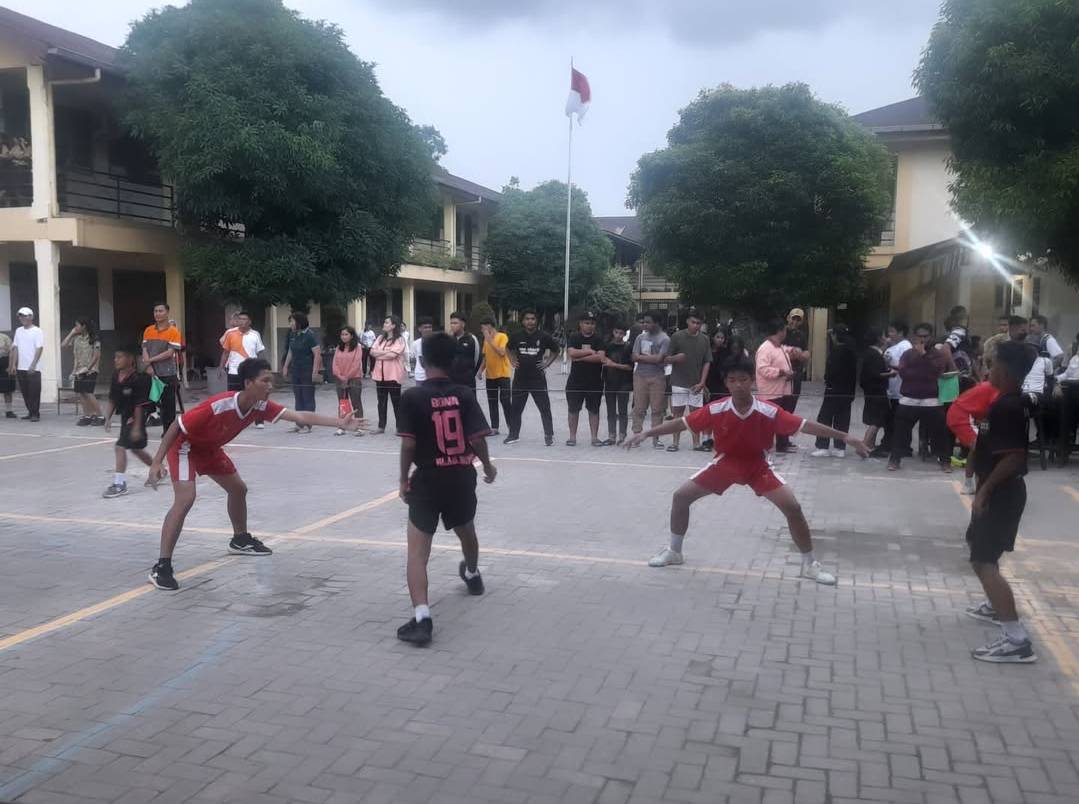 Suasana meriah pertandingan Porseni Yayasan Don Bosco “MARGALA” tingkat SMP di SMAS Katolik Trisakti Medan(instagram.com/smakatoliktrisaktimedan1)