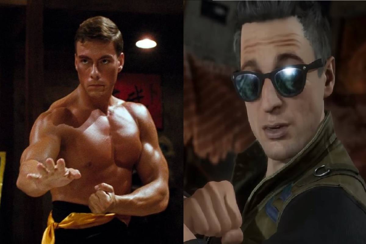 Van Damme dan Johnny Cage (dok. The Cannon Group/Bloodsport | dok. NetherRealm Studios/Mortal Kombat 11) 