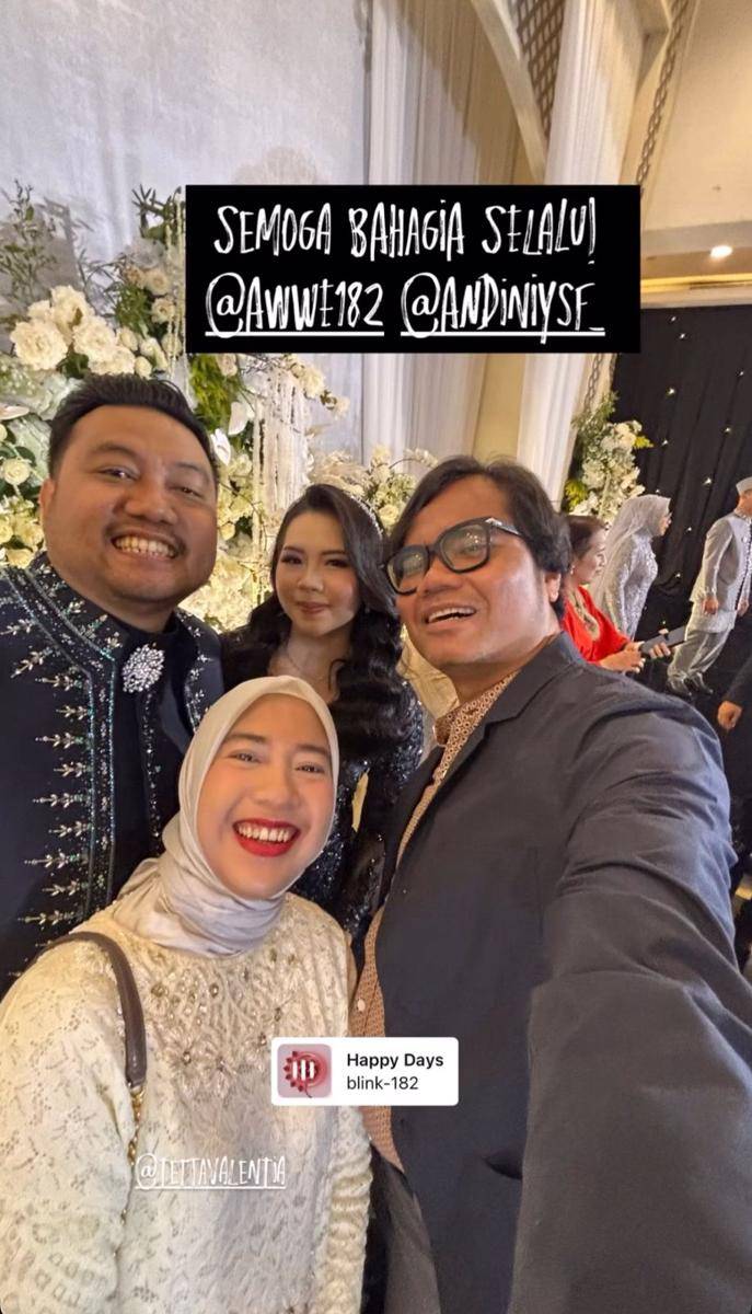 artis di pernikahan komika Awwe (Instagram.com/awwe182)