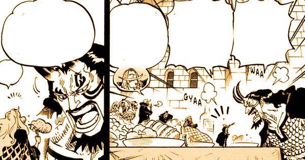 Harald yang masih adu mulut dengan Xebec - One Piece