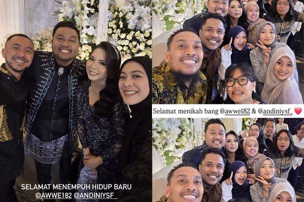 artis di pernikahan komika Awwe (Instagram.com/awwe182)