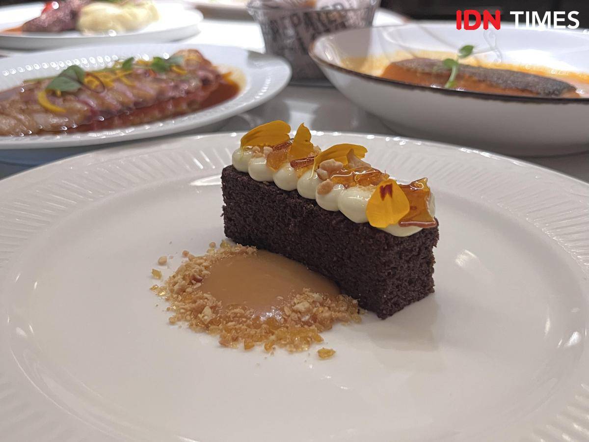 Potret menu dessert Aubree, Agora Mall, Jakarta Pusat