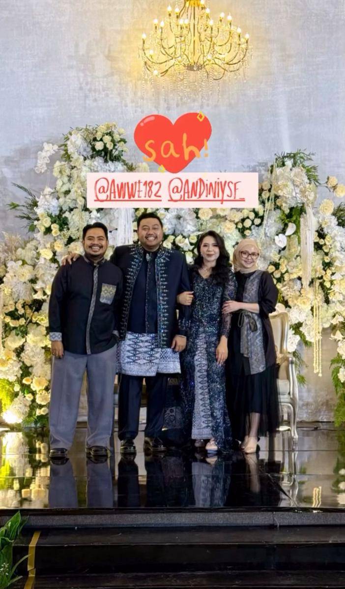 artis di pernikahan komika Awwe (Instagram.com/awwe182)