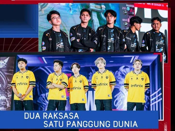 RRQ vs ONIC di MSC EWC 2025, Duel Dua Raja MLBB Indonesia