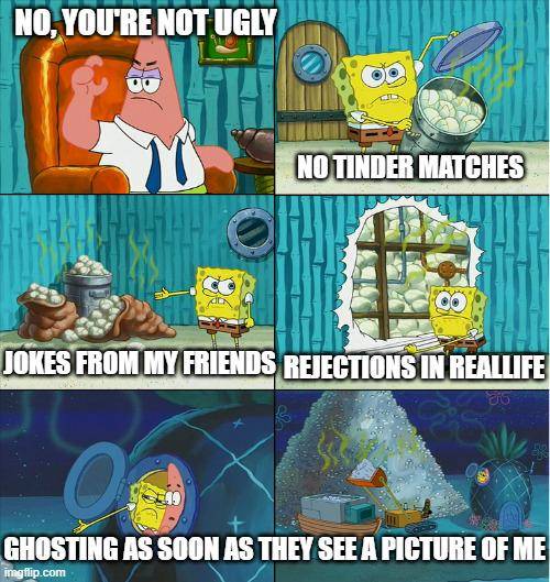 meme SpongeBob tentang kisah cinta (reddit.com/user/doley123)