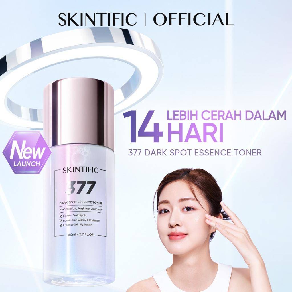 SKINTIFIC - 377 Pro Dark Spot Essence Toner (shopee.co.id/SKINTIFIC Official Store)