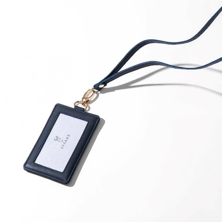 Starke Leather ID Card Holder Lanyard (shopee.co.id/Starke Leather Official Shop)