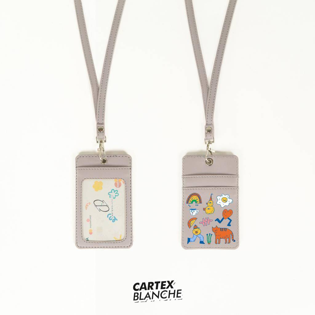 Cartexblanche Collorfull Graphic Lanyard (shopee.co.id/Cartex Blanche Official Shop)