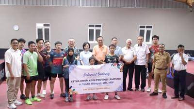 Ketua KONI Lampung Minta Tenis Meja Pertahankan Tradisi Medali