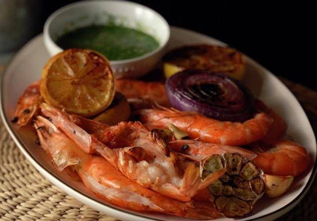 udang kukus bawang putih (pexels.com/Lalada)