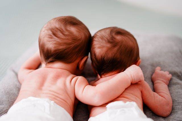 ilustrasi bayi kembar (pexels.com/Greta Fotografía)