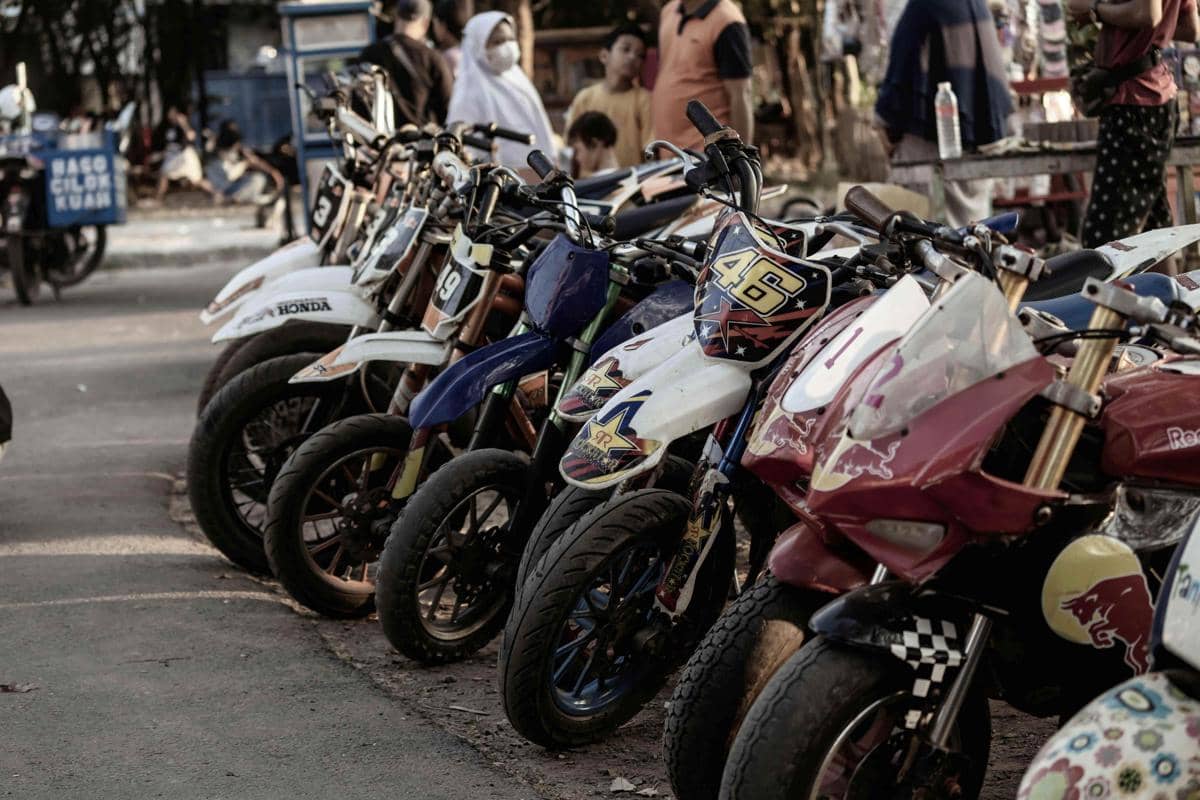ilustrasi parkir motor (pexels.com/Peter Kambey)