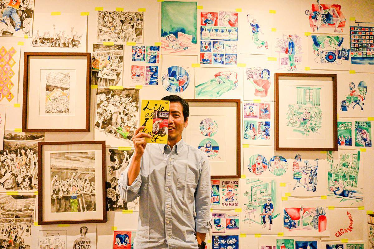 Emte Rilis Buku Life As I Know It, Tampilkan 250 Ilustrasi Cat Air