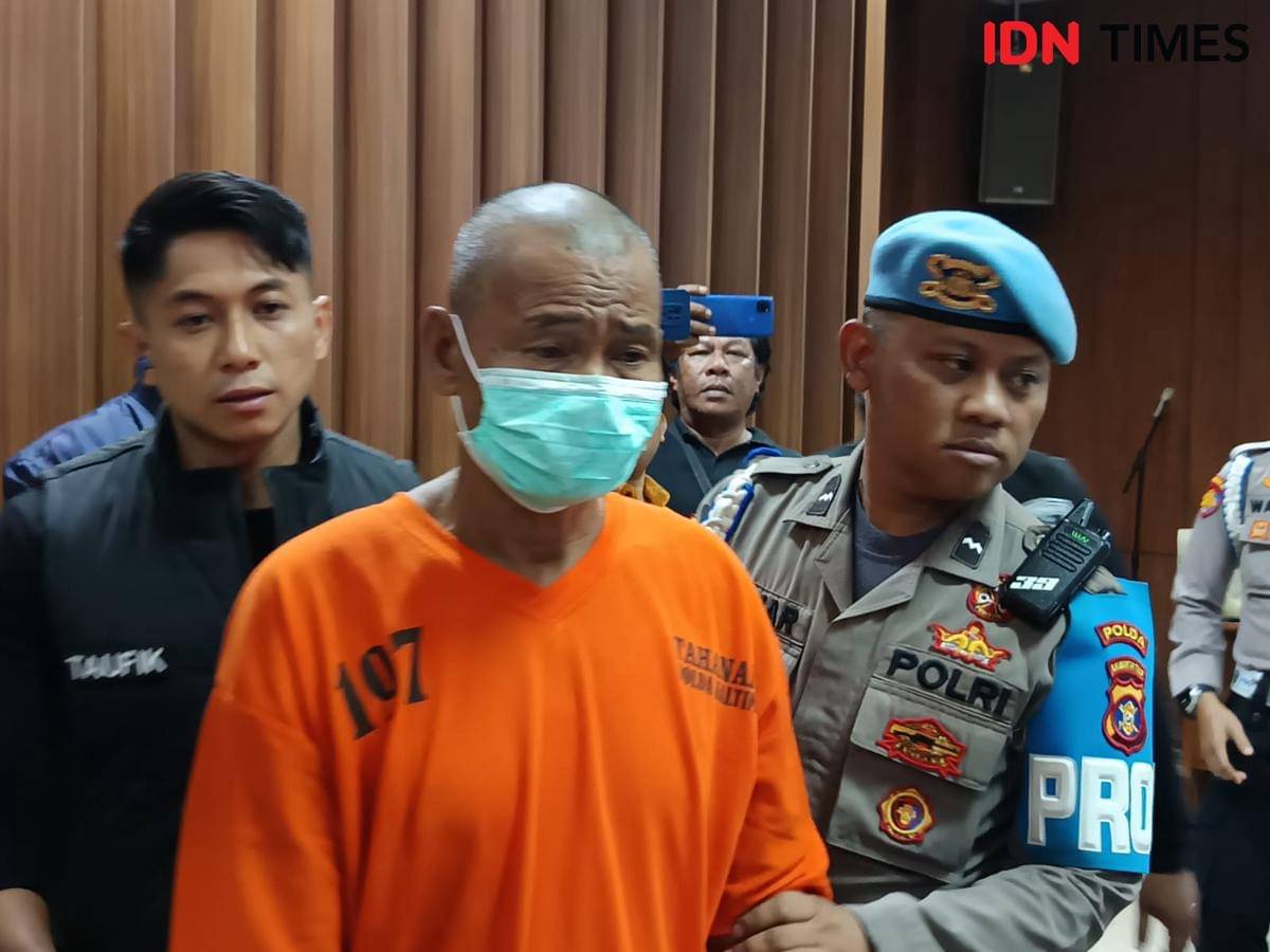 Polisi menetapkan MT, warga Muara Kate sebagai tersangka pembunuhan Russel.