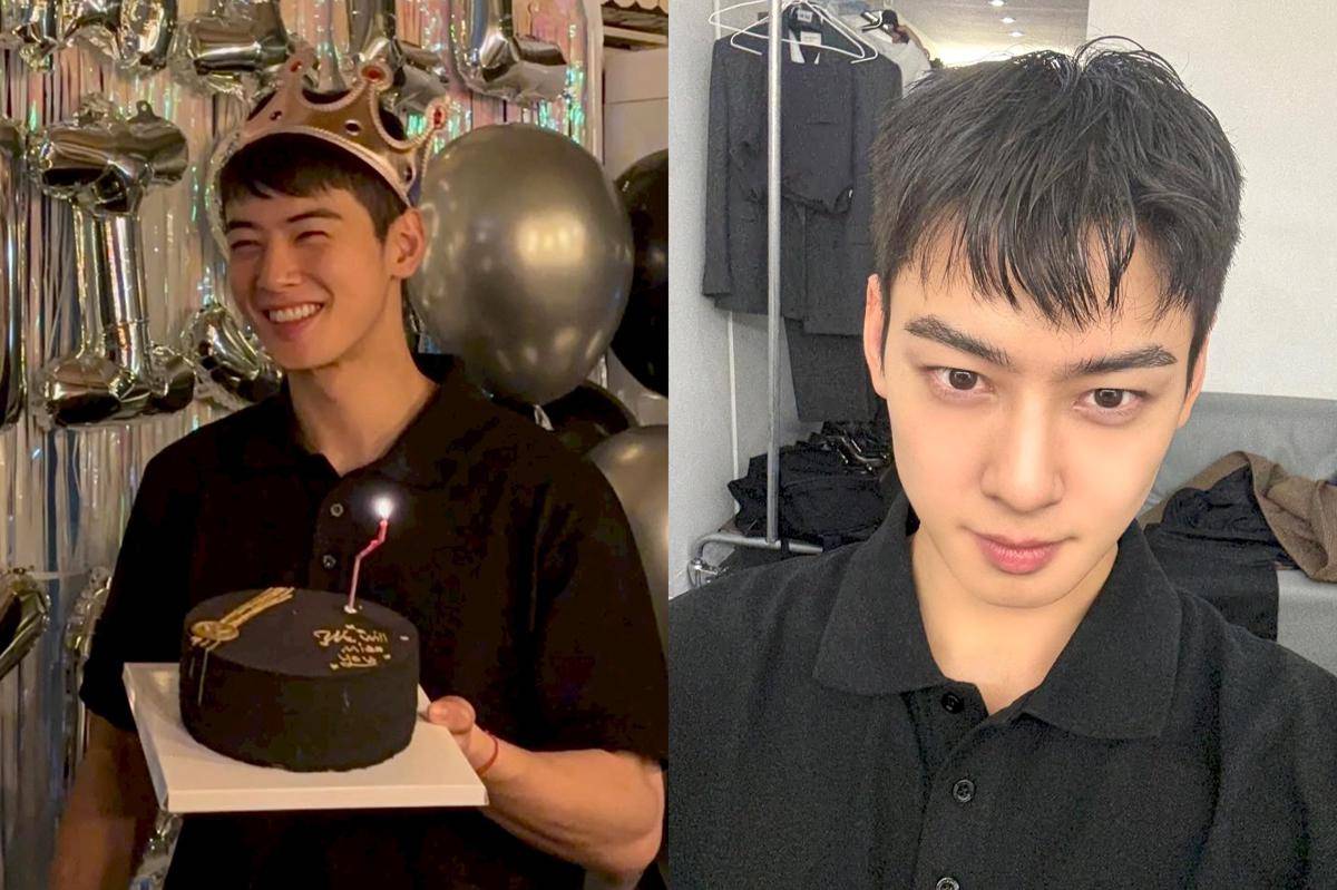 7 Potret Cha Eun Woo Jelang Wamil, Pamer Rambut Cepak