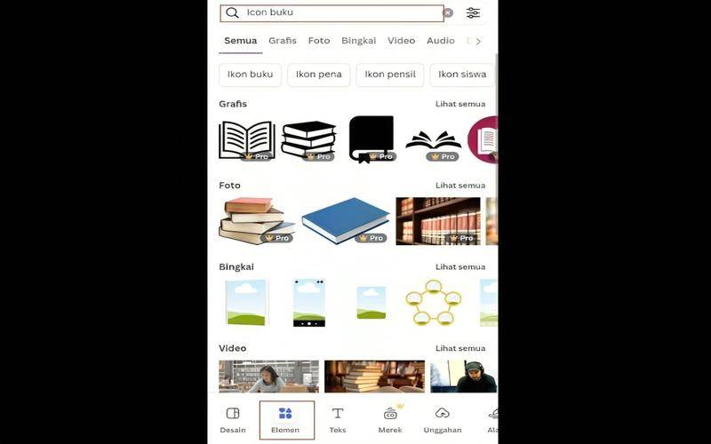 cara membuat struktur organisasi kelas di Canva (dok. pribadi/Jubaedah Haryani)