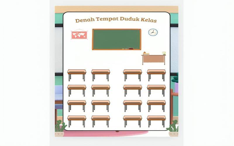 Cara Bikin Denah Tempat Duduk Kelas Pakai Canva, Praktis!