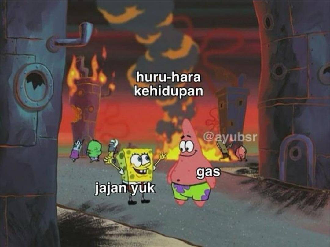 Meme cara bahagia (instagram.com/goyunan.kita)