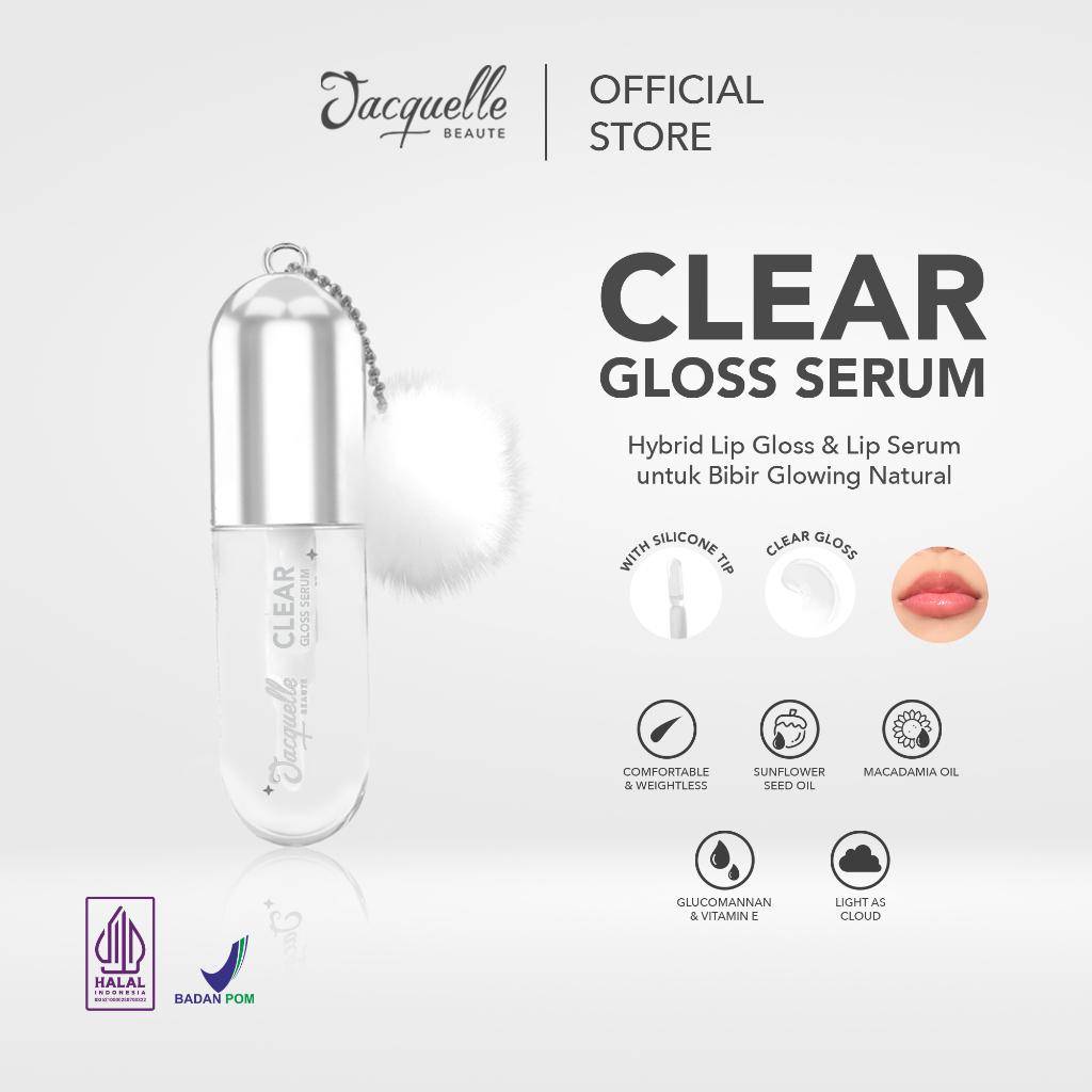 Jacquelle Lip - Clear Gloss (shopee.co.id/Jacquelle Official)