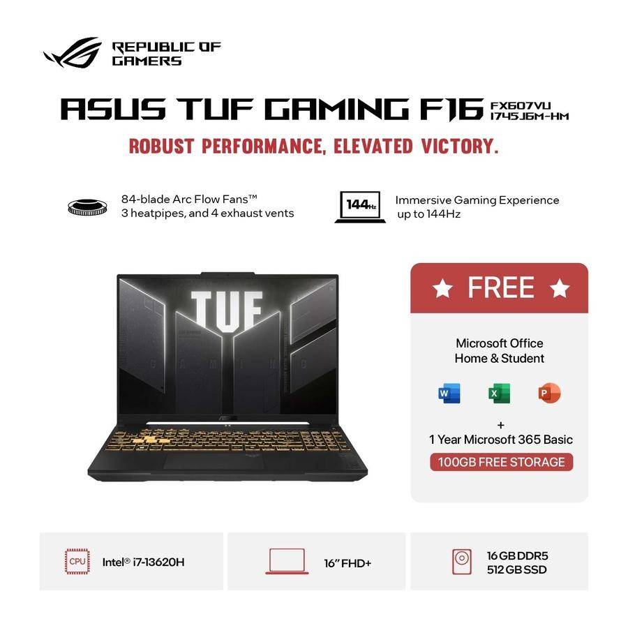 Asus TUF Gaming F16 FX607VU (tokopedia.com/ASUS ROG Indonesia)