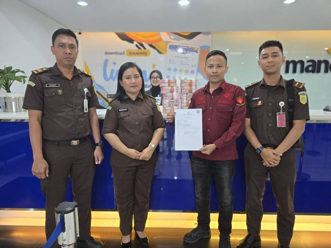 Tersisa Rp9,5 Miliar, Kejari Setor Uang Pengganti Korupsi Jl Ir Sutami