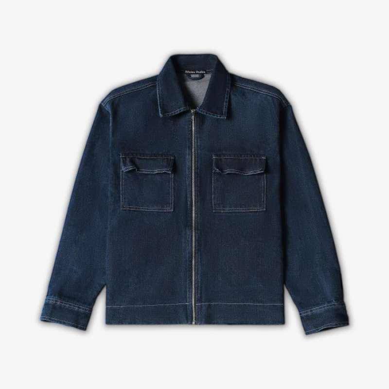 Arholma Studios Denim Zip Jacket 'Hiraeth' Savage Blue (blibli.com/USED)