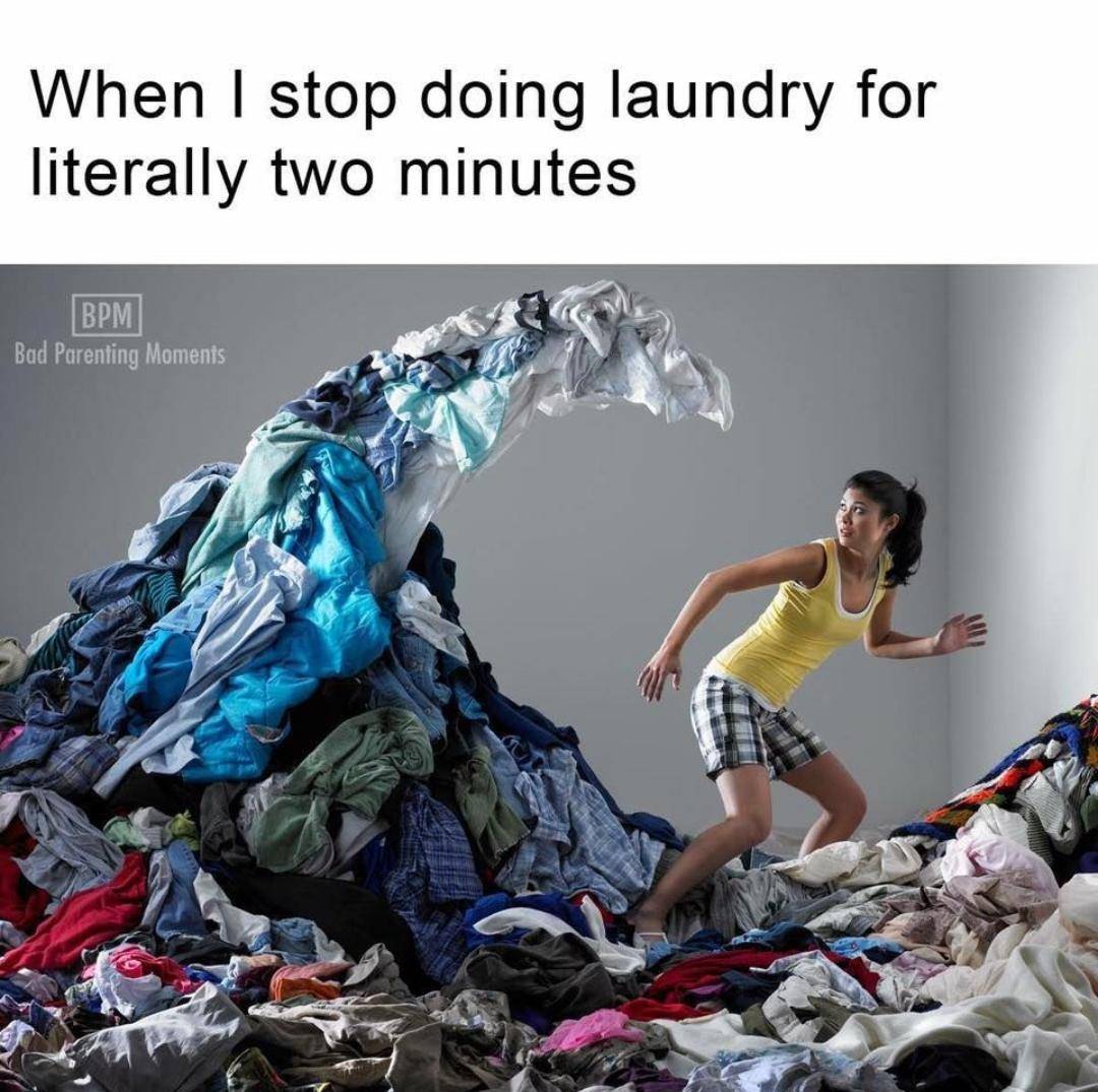 Meme cucian numpuk (instagram.com/raisethemwell)