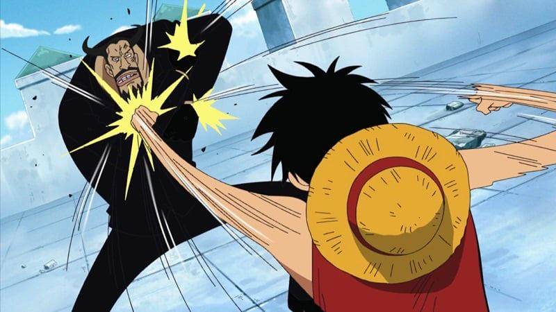 Blueno melawan Luffy (dok. Toei Animation/One Piece)
