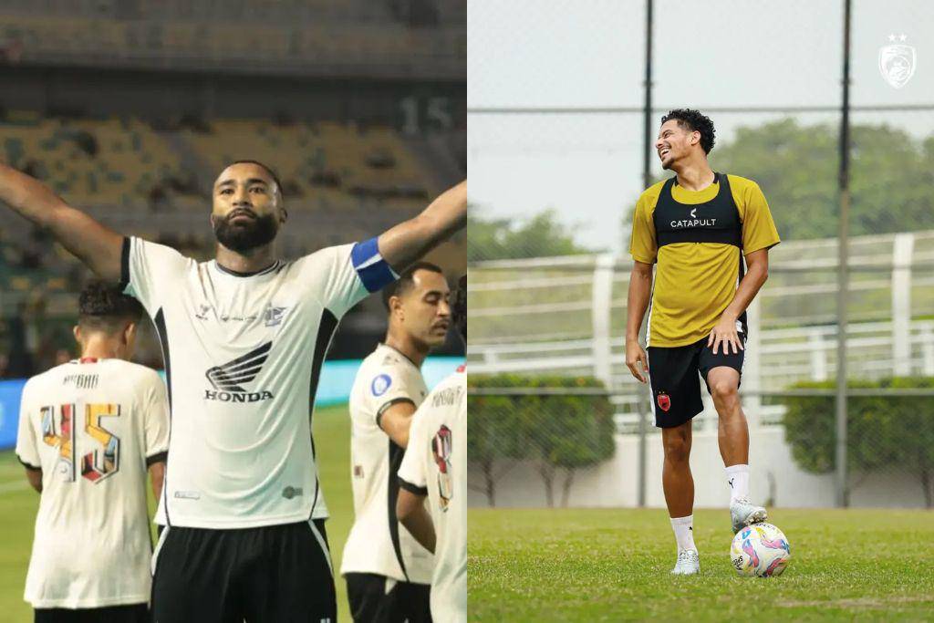 Dua pemain PSM Makassar di musim 2025/2026, Yuran Fernandes (kiri) dan Lucas Dias (kanan). (Instagram.com/psm_makassar)
