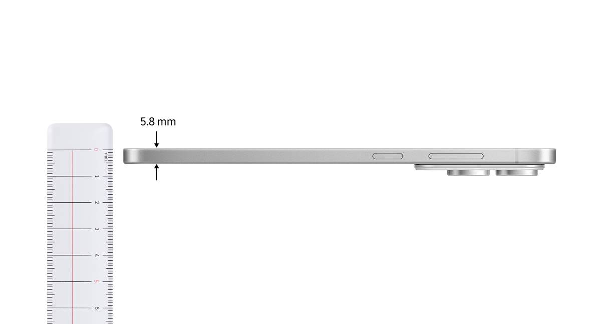 Galaxy S25 Edge memiliki ketebalan hanya 5,8 mm (samsung.com)