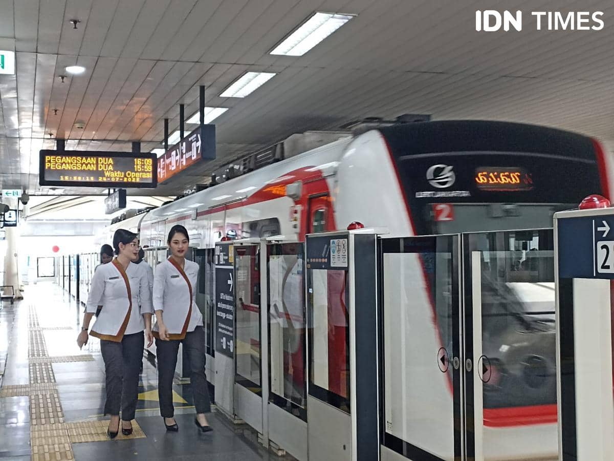 Okupansi Rendah, LRT Jakarta Targetkan 1,2 Juta Penumpang Akhir 2025
