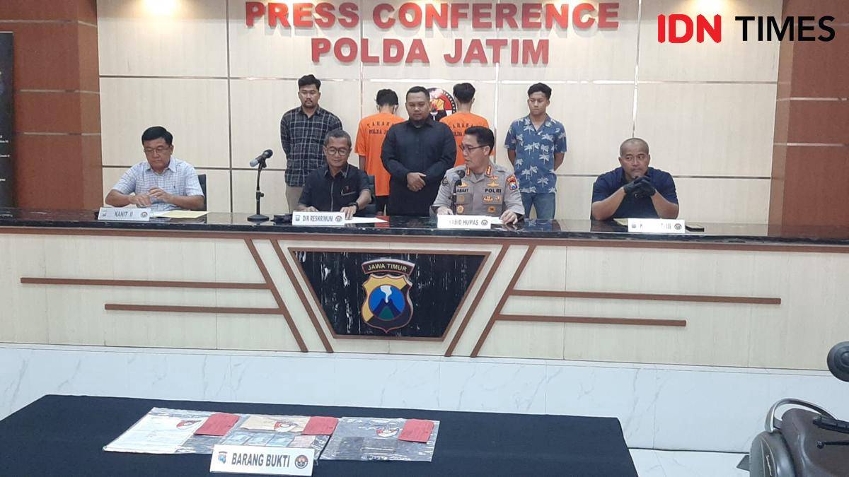 Peras Kepala Dindik Jatim, 2 Mahasiswa Ditangkap Polda