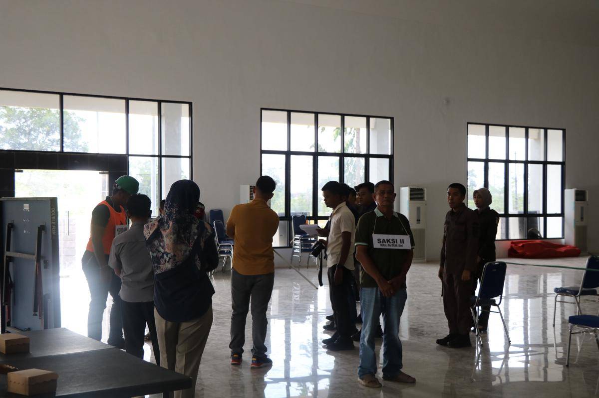 Rekonstruksi pembunuhan di Babulu Darat