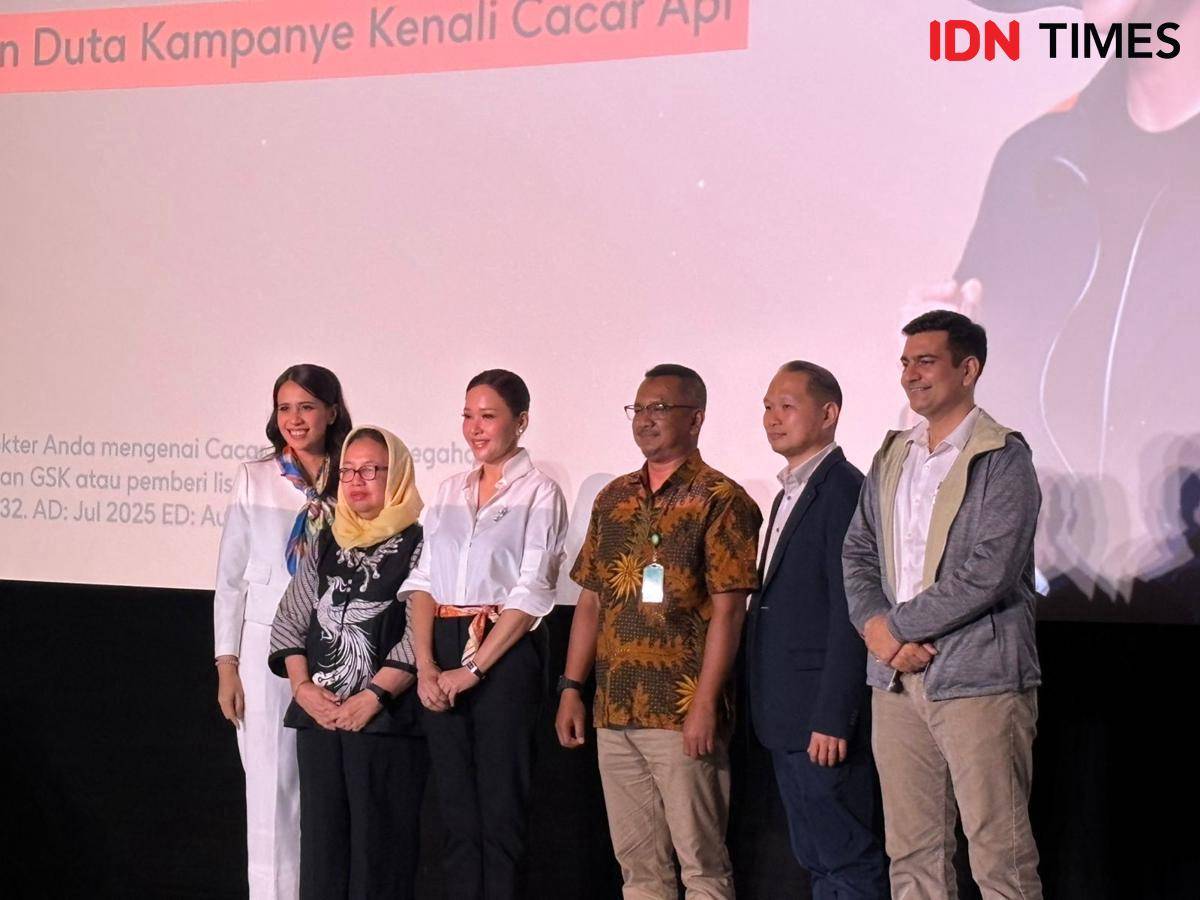Konferensi pers Maia Estianty sebagai Duta Kampanye Kesehatan Kenali Cacar Api. (IDN Times/Rifki Wuda)