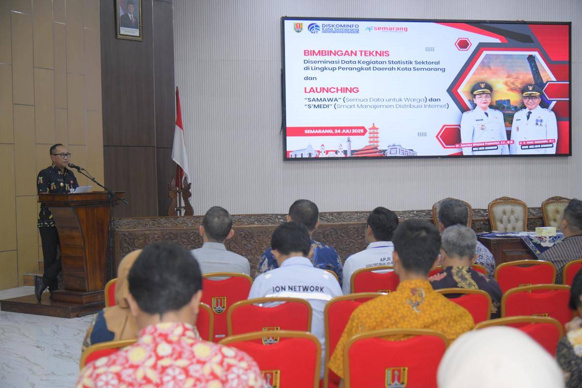 pemkot semarang, pengelolaan data, internet