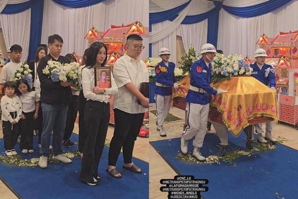 Momen Ayah Sarwendah Dikremasi (Instagram.com/sarwendah29)