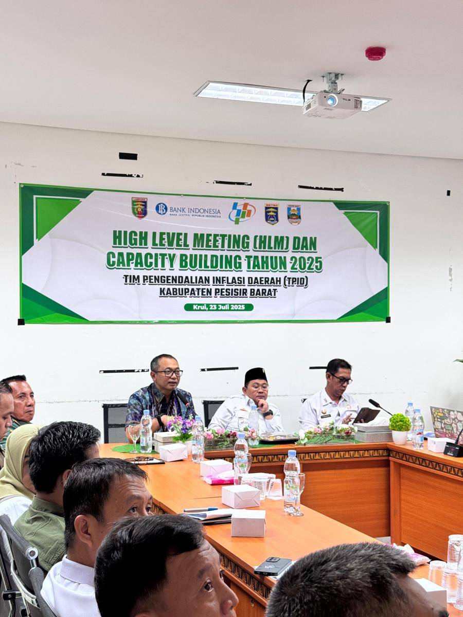 Tim Pengendalian Inflasi Daerah (TPID) Kabupaten Pesisir Barat Gelar High Level Meeting dan Capacity Building (Dok/IDN Times Istimewa)