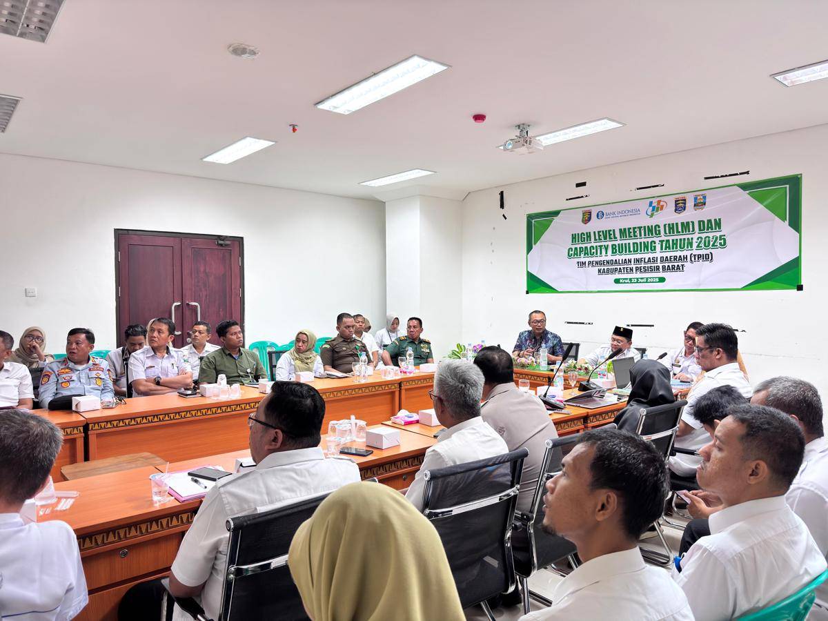 Tim Pengendalian Inflasi Daerah (TPID) Kabupaten Pesisir Barat Gelar High Level Meeting dan Capacity Building (Dok/IDN Times Istimewa)