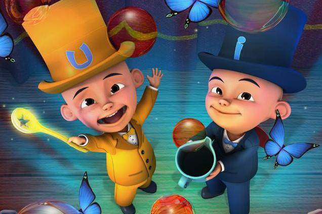 Upin dan Ipin menjadi pesulap (dok. Les' Copaque Production/Upin & Ipin)