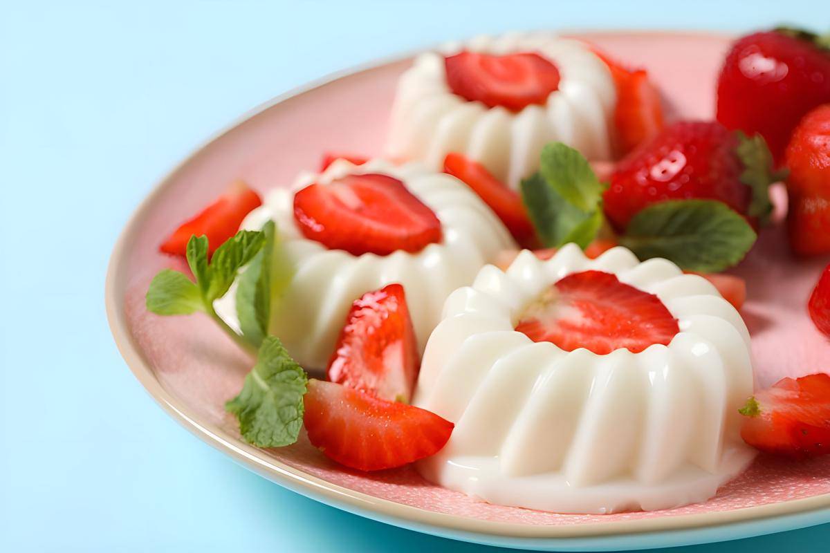Puding stroberi (freepik.com/atlascompany)