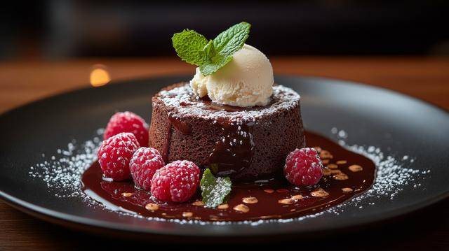 ilustrasi molten cake (vecteezy.com/Oleg Gapeenko)