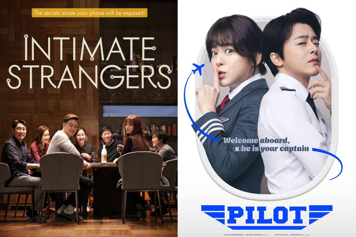 poster film Intimate Strangers dan Pilot (dok. Lotte Entertainment)
