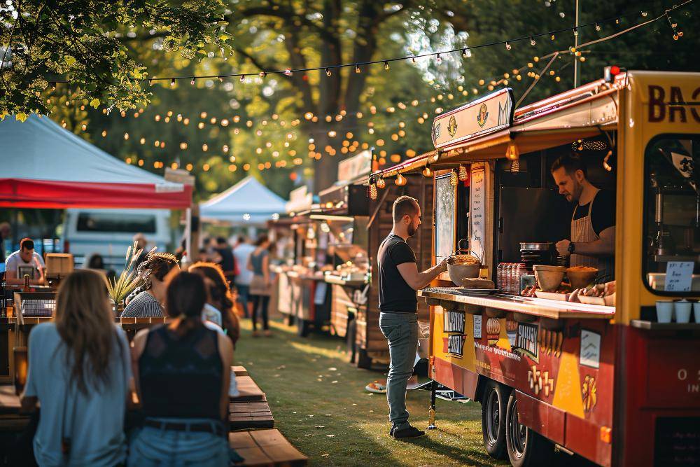 Ilustrasi bazar kuliner (freepik.com/freepik)