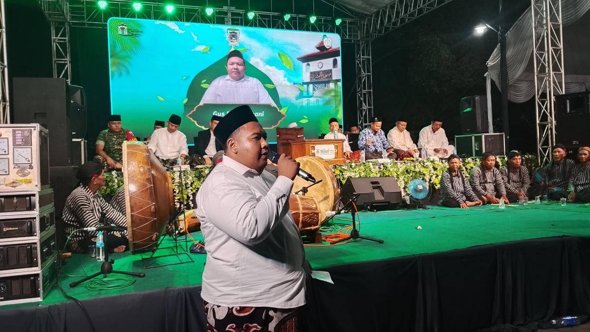 Ketua Panitia Grebeg Sewulan & Haul Basariyah 2025, Riza Farhani. (IDN Times/Riyanto).