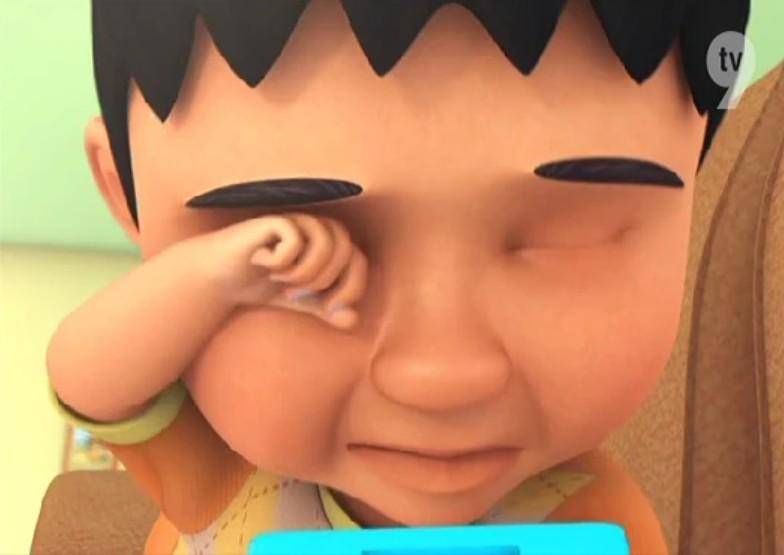 cuplikan Upin dan Ipin episode Jaga dan Hargai Mata (youtube.com/Les' Copaque Production)