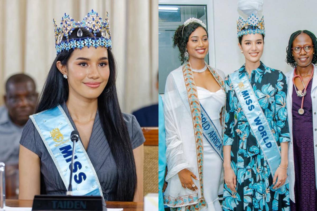 potret kunjungan Opal Suchata Miss World 2025 di Tanzania (instagram.com/missworld)