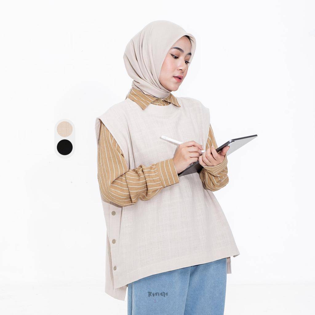 Tesavara | Elbe Vest (shopee.co.id/Tesavara Official Shop)